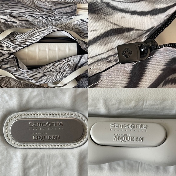 Alexander McQueen x Samsonite Black Label Carry on Luggage - Picture 14 of 16